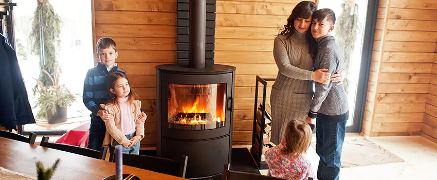 Morso Cast Iron Fireplace Insert Installation in Bay City, Michigan