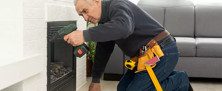 New Indoor Fireplace Installation in Bay City, Michigan
