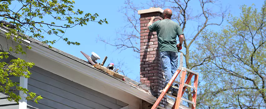 Vinyl and PVC Chimney Flashing Installation in Bay City, MI