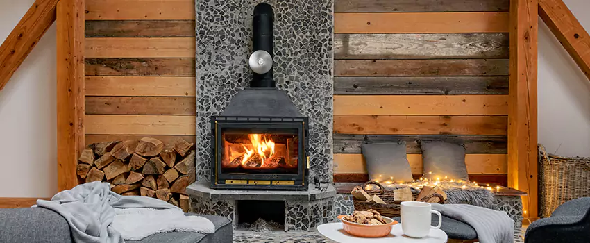 Thelin Hearth Products Direct Vent Gas Stove Fireplace Inspection in Bay City, Michigan